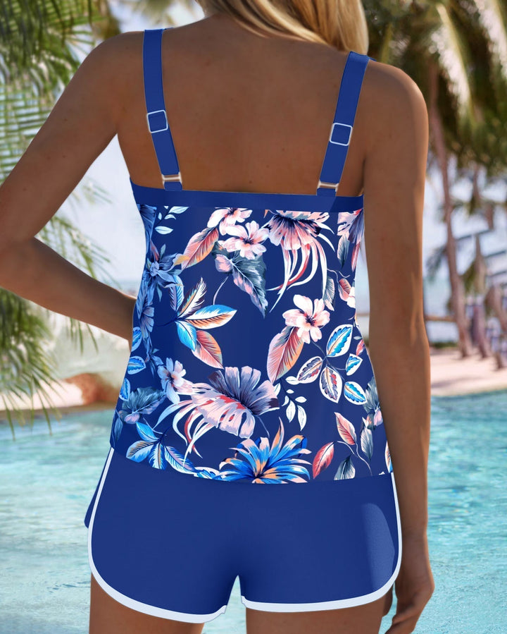 Imke | Tankini sin mangas con escote en U