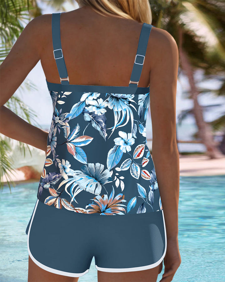 Imke | Tankini sin mangas con escote en U