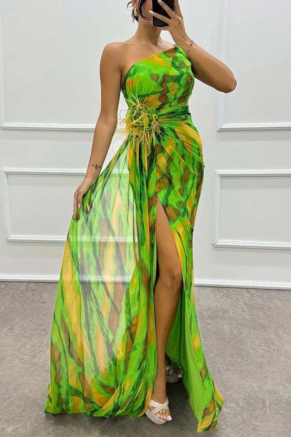 Sandra | Vestido Draped Vibrante