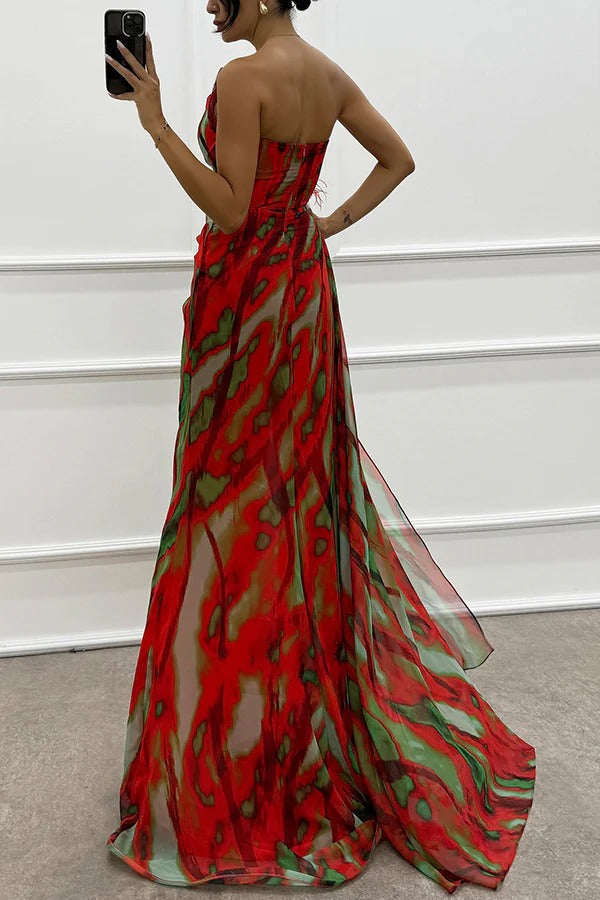 Sandra | Vestido Draped Vibrante