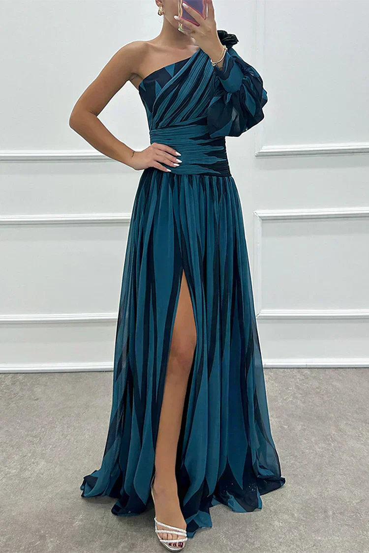 Shiloh | Vestido Largo Elegante a Rayas