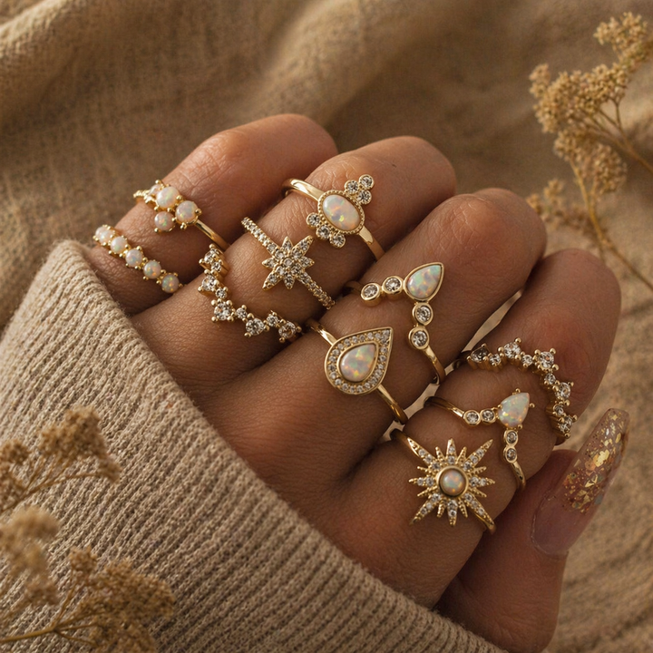 Paquete único con 8 a 12 anillos