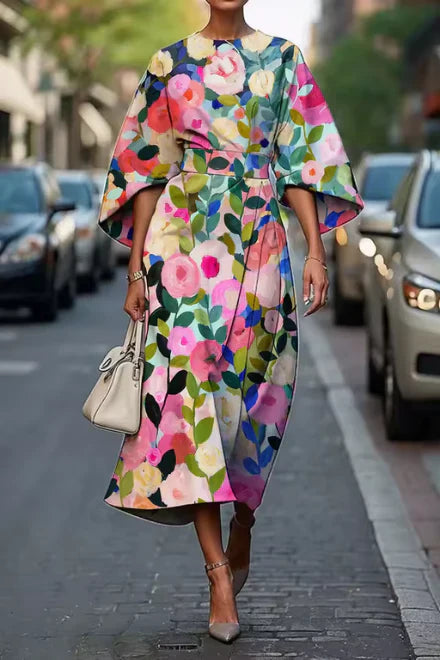 Myrelle | Vestido Floral Elegante
