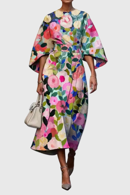 Myrelle | Vestido Floral Elegante