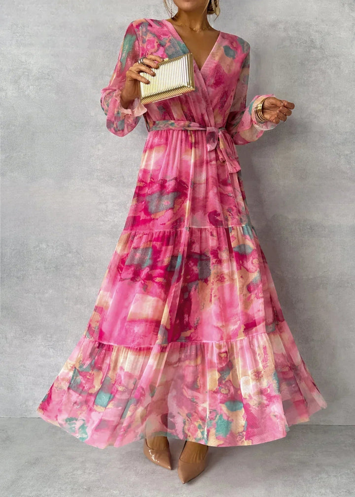 Verano | Vestido Envolvente con Estampado Floral
