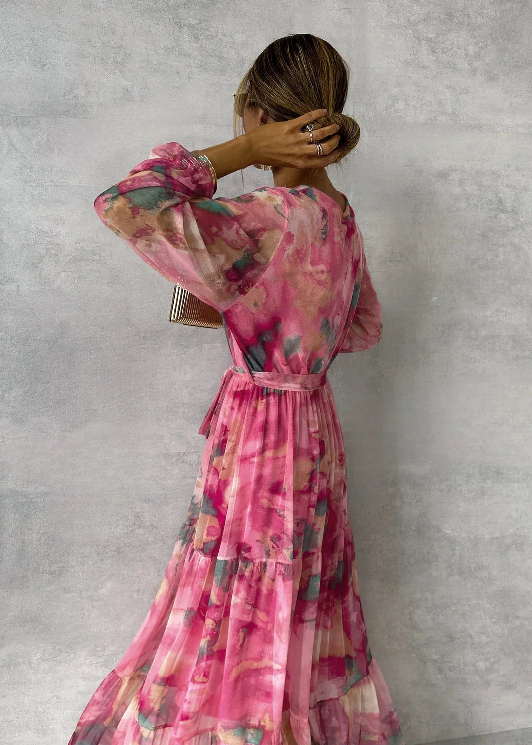 Verano | Vestido Envolvente con Estampado Floral