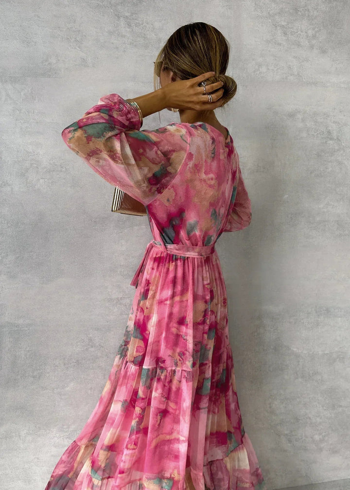 Verano | Vestido Envolvente con Estampado Floral