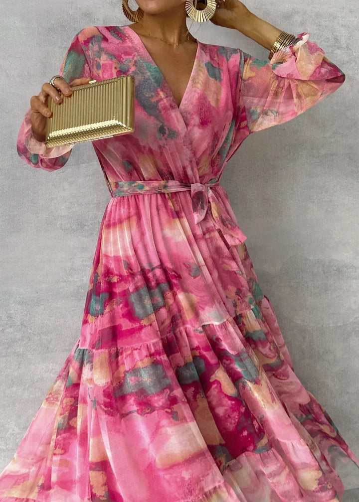 Verano | Vestido Envolvente con Estampado Floral
