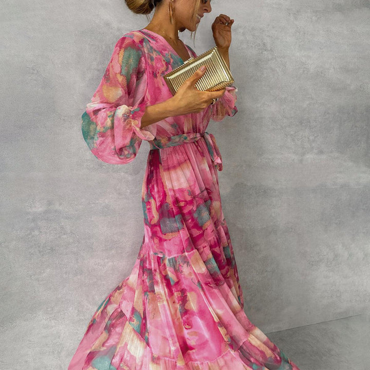 Verano | Vestido Envolvente con Estampado Floral