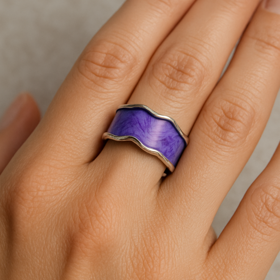 Anillo Oceánico Vintage