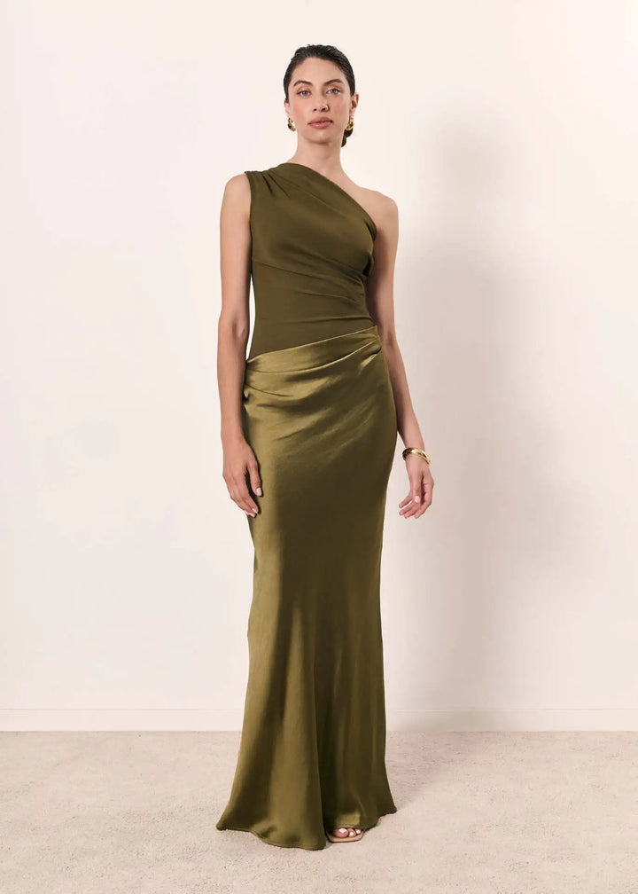 Ashley | Vestido Maxi con Culpabilidad en Satén