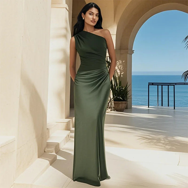 Ashley | Vestido Maxi con Culpabilidad en Satén