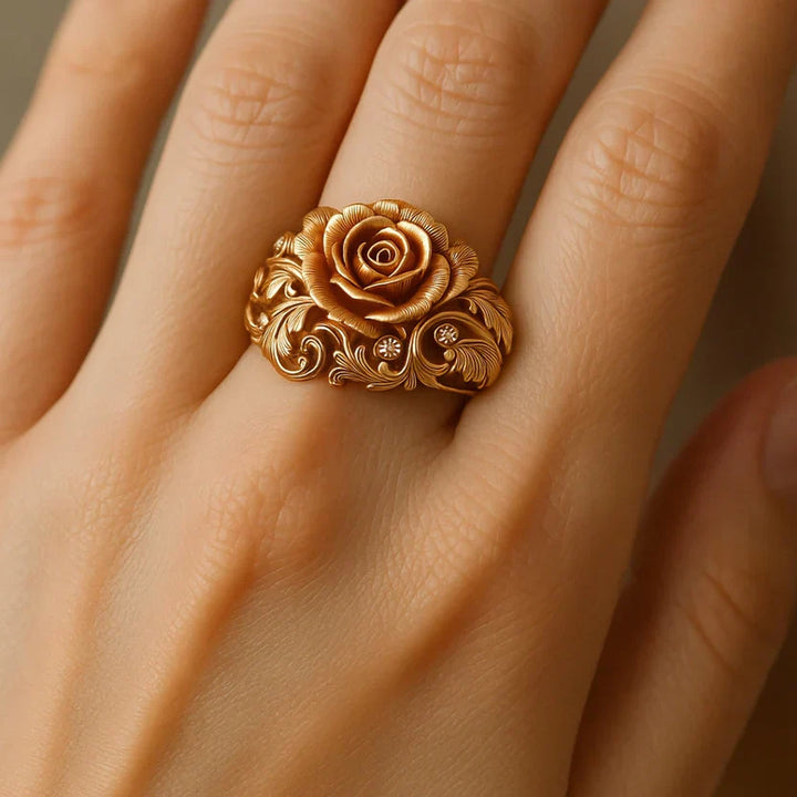 Anillo de Flor Dorada
