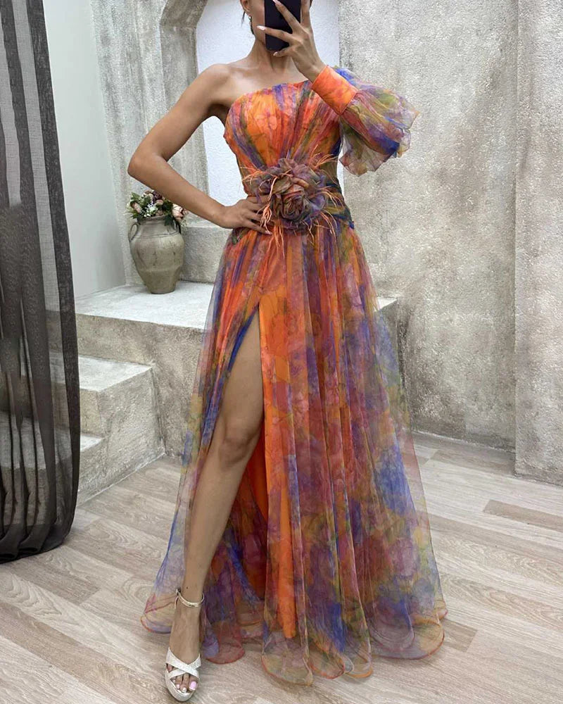 Helen | Vestido Colorido Elegante