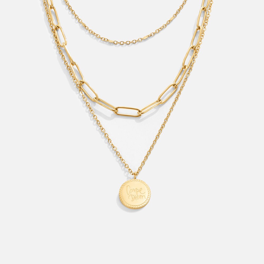 Collar Capas de Moneda Janie