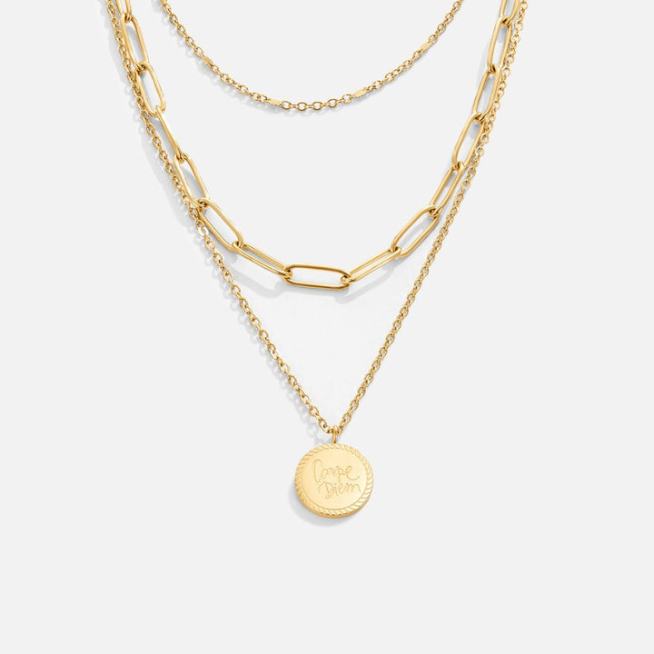 Collar Capas de Moneda Janie