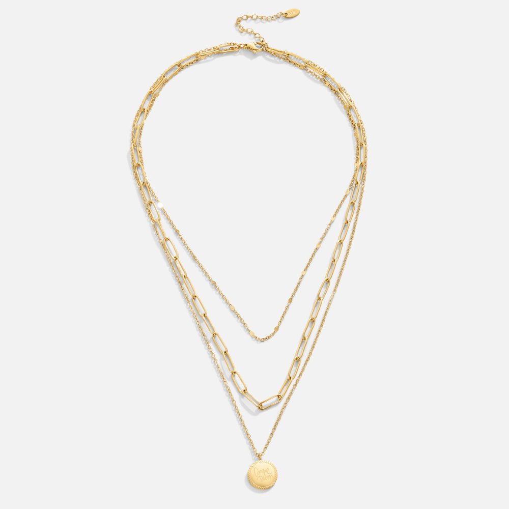 Collar Capas de Moneda Janie
