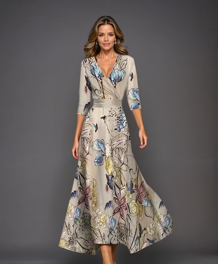 Patricia | Vestido Chic con Estampado Floral