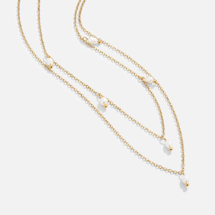 Collar Capa con Gota de Perla Kay