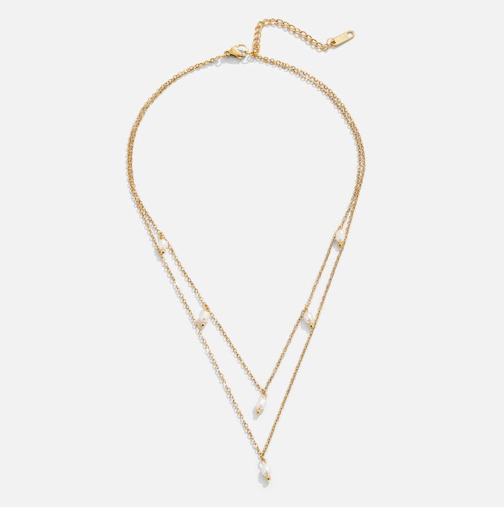 Collar Capa con Gota de Perla Kay
