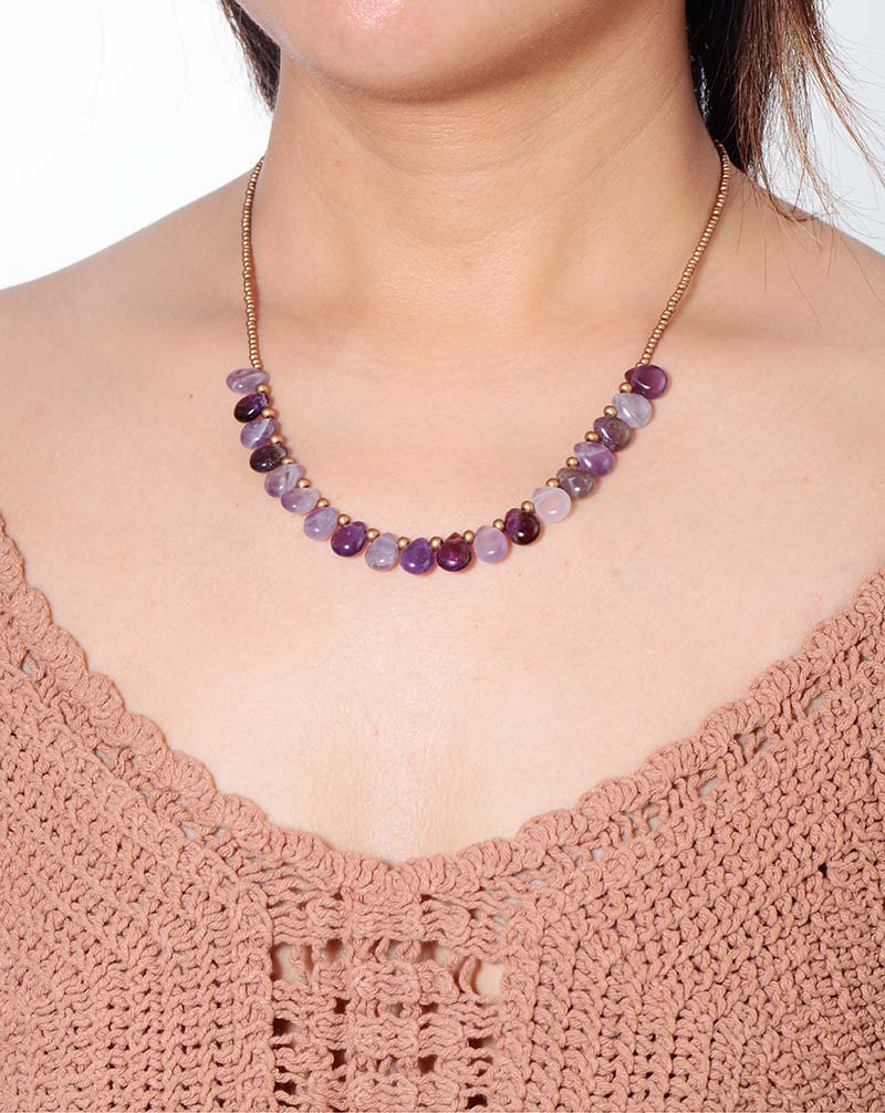 Collar de Amatista Espíritu Amoroso