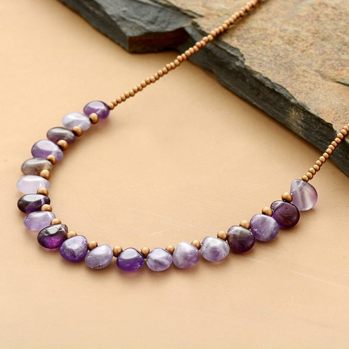 Collar de Amatista Espíritu Amoroso