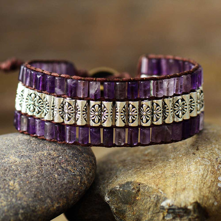 Pulsera de Amatista Antigua
