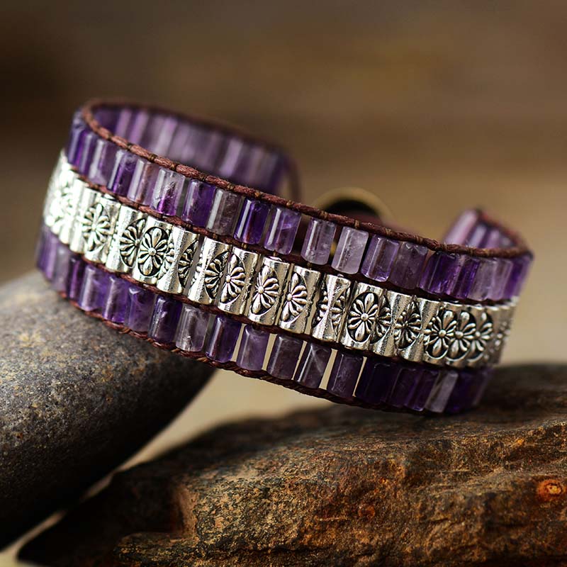 Pulsera de Amatista Antigua