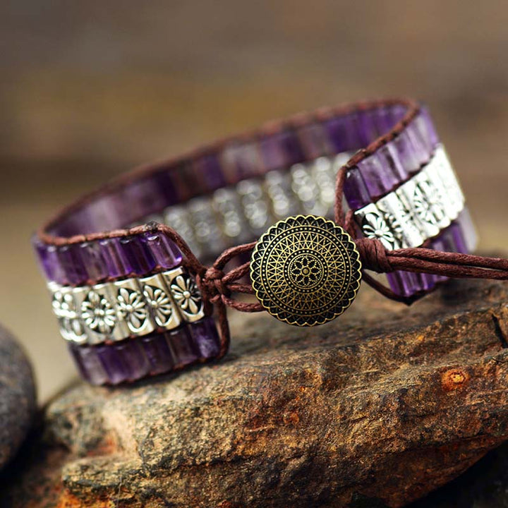 Pulsera de Amatista Antigua