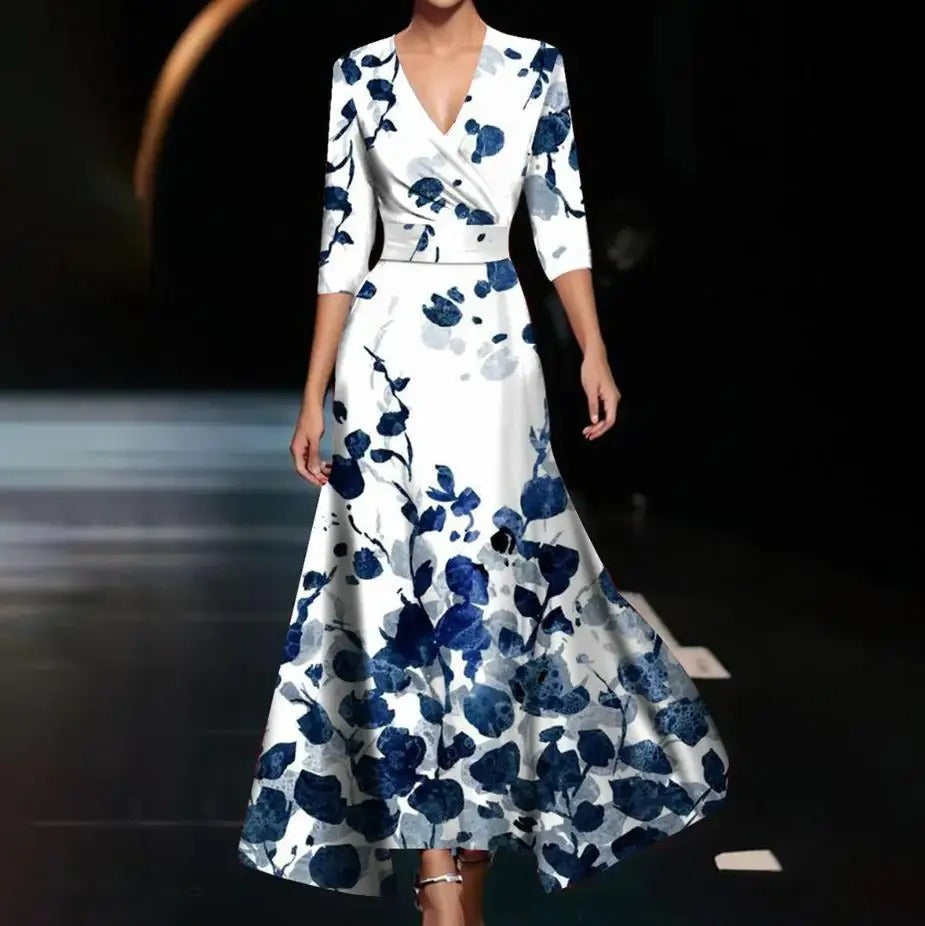 Patricia | Vestido Chic con Estampado Floral