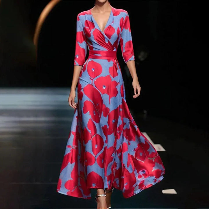 Patricia | Vestido Chic con Estampado Floral