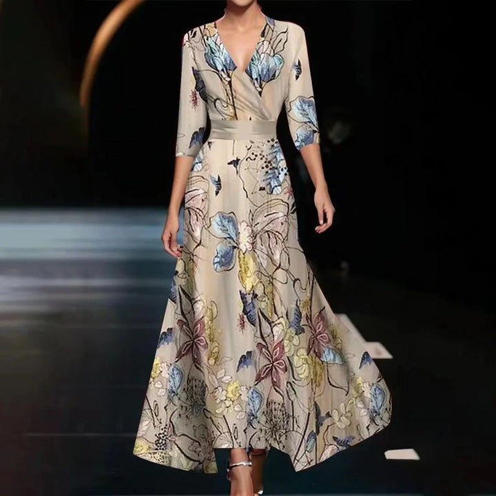 Patricia | Vestido Chic con Estampado Floral